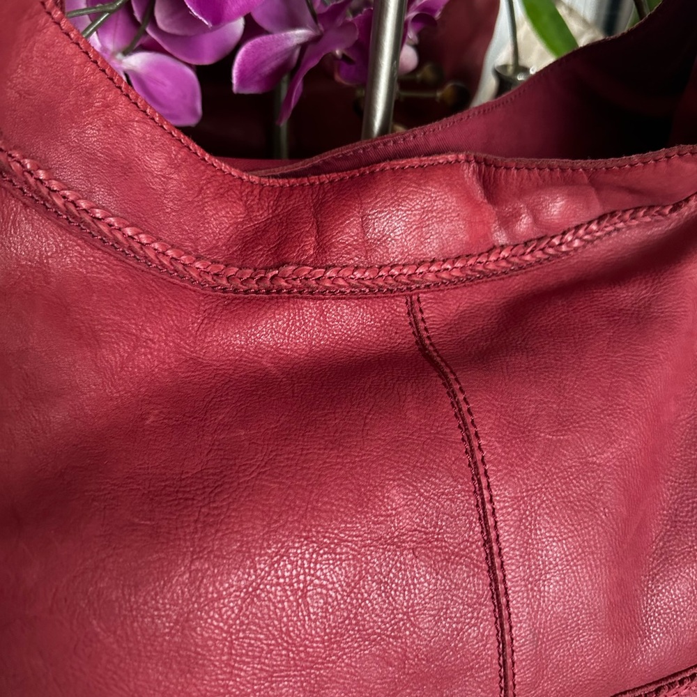 Lucky Brand Burgundy Hobo Bag - Picture 5 of 11